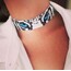 BEYAZ KAPLAN GÖZÜ CHOKER KOLYE