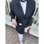 KEMERLİ BLAZER CEKET -Siyah