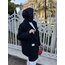 KEMERLİ BLAZER CEKET -Siyah