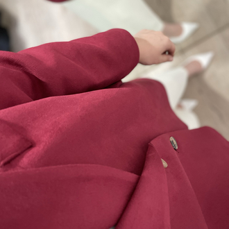 PREMİUM SÜET CEKET -Bordo