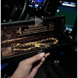 Rosary Gold Kişiye Özel İsimli Ve Özel Yazılı Kutulu
