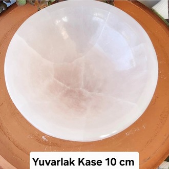 Yuvarlak Selenit Kase 10 Cm