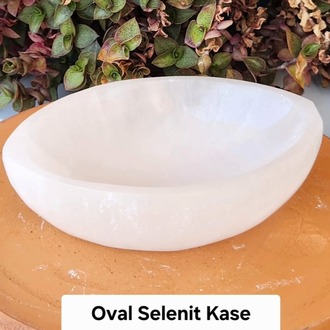 Oval Selenit Kase 10 Cm