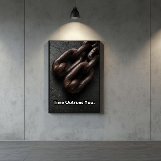 Motivational Poster Printable | Discipline, Time Management & Productivity Wall Art