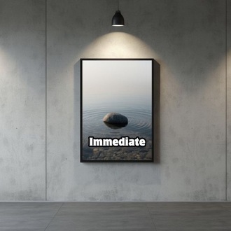 Motivational Poster Printable Wall Art | Personal Development & Mindset Decor 