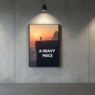 Motivational Cliff Poster | Printable Wall Art (Digital Download) 
