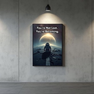 Motivational Wall Art | Personal Growth Print | Mindset Digital Download | Modern Self Improvement D