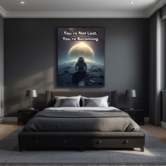 Motivational Wall Art | Personal Growth Print | Mindset Digital Download | Modern Self Improvement D