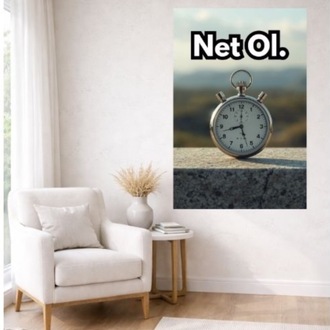 Odak ve Motivasyon Dijital Poster | Çalışma Alanı Dekoru