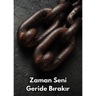 Motivasyon Posteri | Zaman, Disiplin ve Farkındalık Temalı Dijital Duvar Sanatı