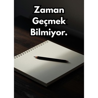 Zaman ve Disiplin Temalı Motivasyon Posteri | Minimalist Dijital Poster