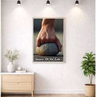 Motivasyon ve Disiplin Posteri | Kişisel Gelişim Dijital Poster