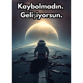 Motivasyonel Duvar Sanatı | Kişisel Gelişim Baskısı | Modern Kişisel Geli