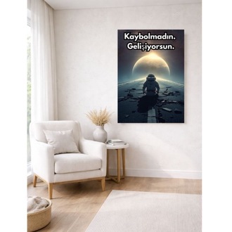 Motivasyonel Duvar Sanatı | Kişisel Gelişim Baskısı | Modern Kişisel Geli