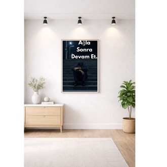 Motivasyon Duvar Posteri | Liderlik Alıntısı | Dijital İndirme | Ofis Dekoru 