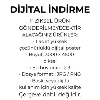 Korku Geçicidir – Motivasyonel Aslan Posteri | Yazdırılabilir Duvar Sanatı (Dijital İndirme)
