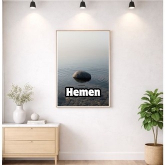 Kişisel Gelişim Duvar Dekoru | Ofis ve Çalışma Alanı İçin Minimalist Poster