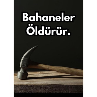 Spor Salonu Motivasyon Posteri – Duvar Yazısı – Fitness İçin Yazdırılabilir Dijita