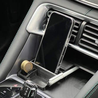 BYD Seal / Seal U-DMi Kablosuz Şarj Alanı Organizer – Telefon Standlı, Kalemlikli Düzenleyici