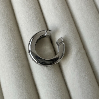 Tekli Taşlı Silver Earcuff