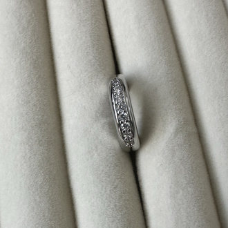 Tekli Taşlı Silver Earcuff