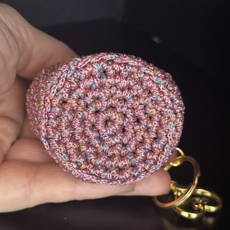 Mini Aşk Cüzdan / pembe- sedefli pembe klips