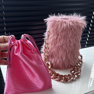 Pembe Şekerim Telefon Çantası