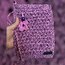 Pembe Çiçek telefon çantası