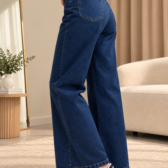 Yüksek Bel Wide Leg Jean | Rahat Kalıp Kadın Jean Pantolon