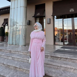 Stella elbise pembe