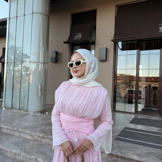 Stella elbise pembe