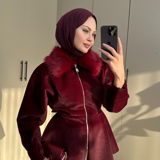 Premium ithal kaban bordo