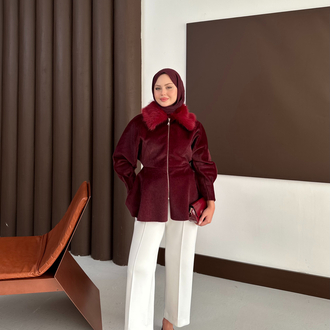 Premium ithal kaban bordo