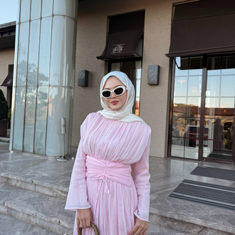 Stella elbise pembe