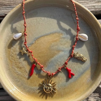 CHARMLI İP KOLYE