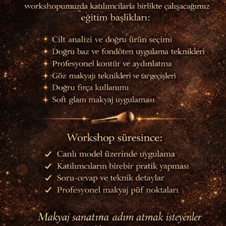 Make-Up Workshop Eğitimi – 5 Nisan 