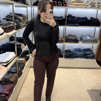 KUMAŞ PANTOLON BORDO