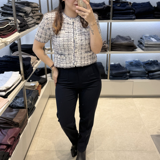 LACİVERT KUMAŞ PANTOLON