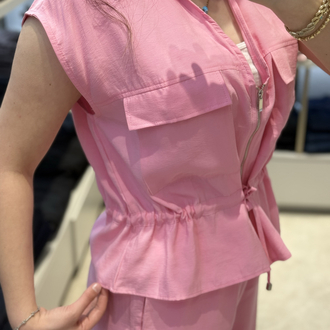 PEMBE YELEKLİ TAKIM 