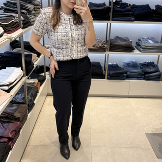 LACİVERT KUMAŞ PANTOLON