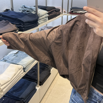 Süet Bomber ceket