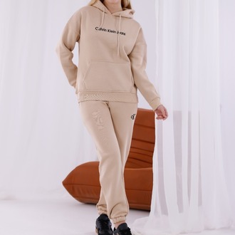 CALVİN KLEİN JEANS EŞOFMAN TAKIMI BEJ