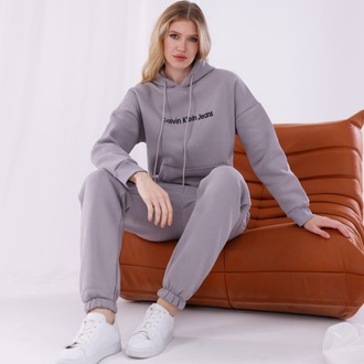 CALVİN KLEİN JEANS EŞOFMAN TAKIMI GRİ