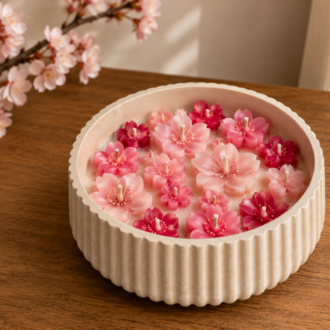 Sakura Bowl Candle