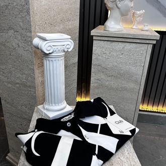 BEYMEN DESENLİ KUMAŞ POLO YAKA