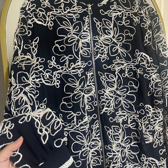 LORINA Nakışlı Premium Bomber Ceket
