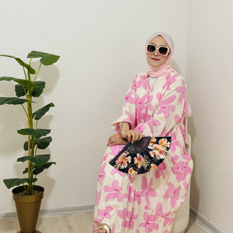 ELİSA ELBİSE PEMBE