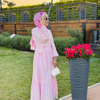 ELİZA TAKIM PASTEL PEMBE