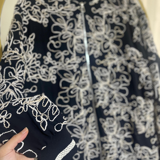 LORINA Nakışlı Premium Bomber Ceket