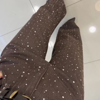 Kahve taşlı pantolon